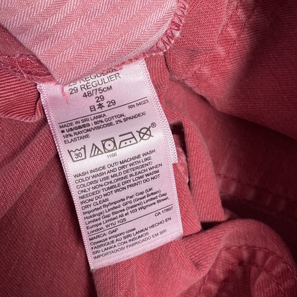 3/$30 ♥ GAP 1969 True Skinny Jeans Wild Rose Distressed Hem Size 29R - Picture 12 of 12